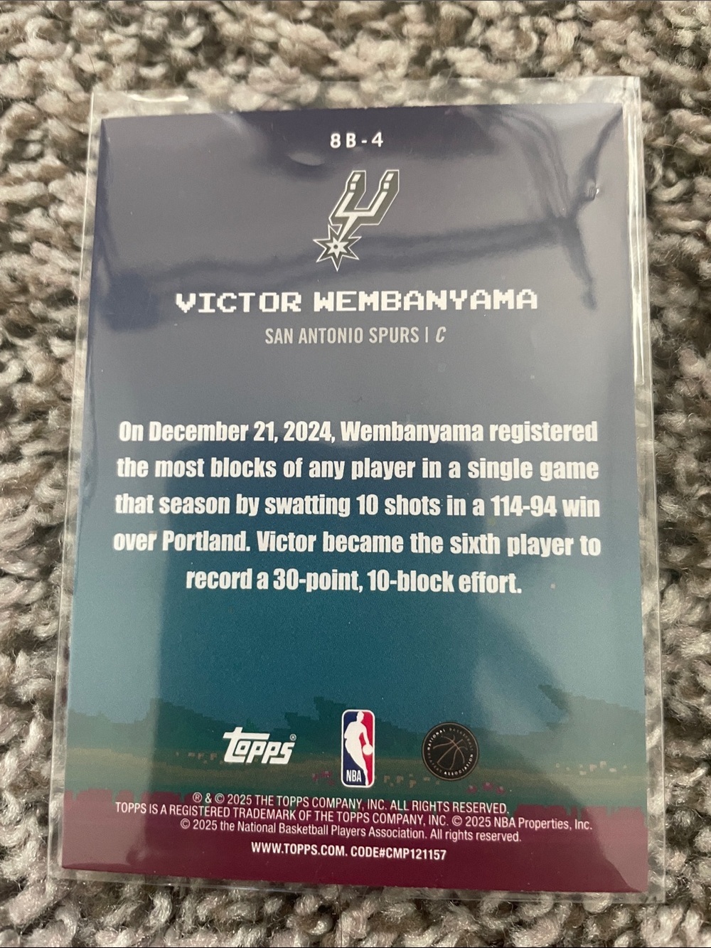 Topps Victor Wembanyama Lot 2 Basketball Cards Hottest Player - Picture 8 of 9